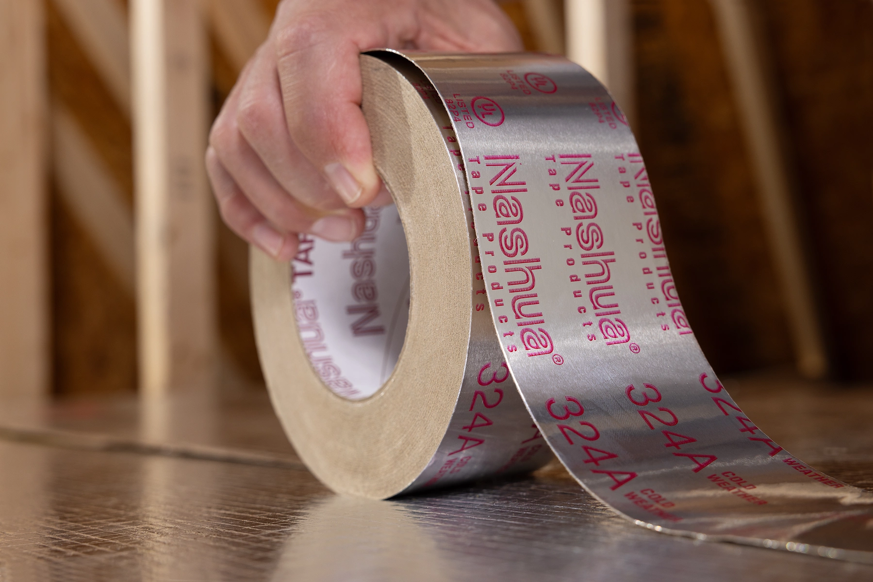 324A UL 181AP  BFX Listed Premium Cold Weather Foil Tape Item 4