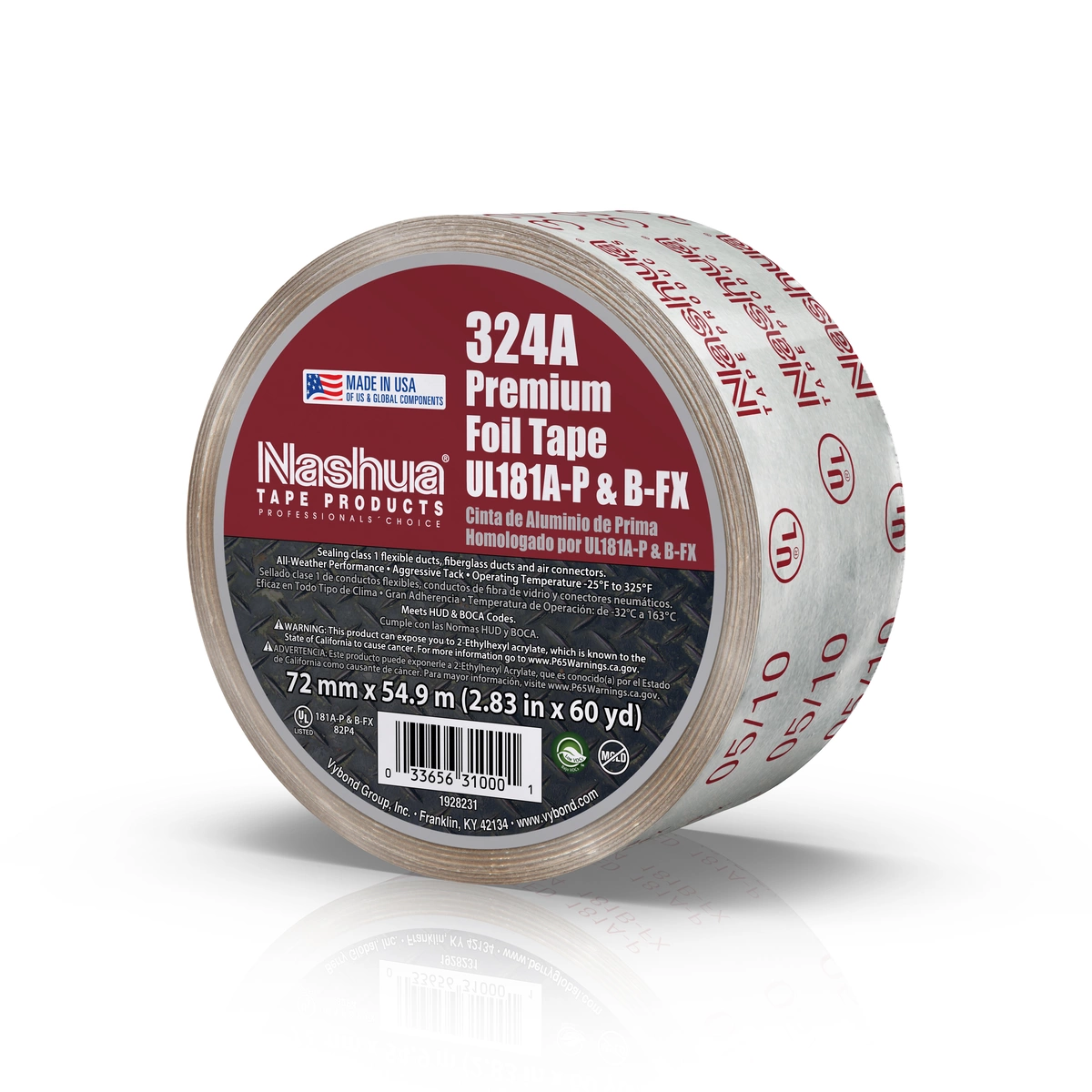 324A UL 181AP  BFX Listed Premium Cold Weather Foil Tape Item 5